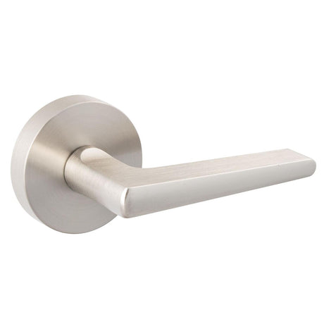 Sure-Loc Hardware Sure-Loc BS101-RD 15 Basel Round Passage Door Lever Satin Nickel