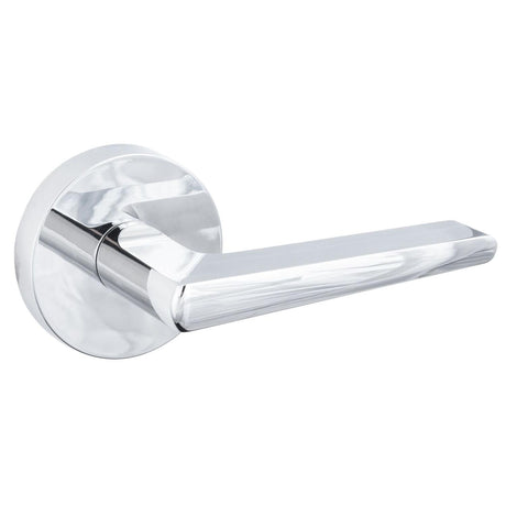 Sure-Loc Hardware Sure-Loc BS101-RD 26 Basel Round Passage Door Lever Polished Chrome