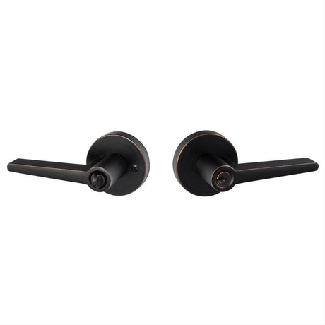 Sure-Loc Hardware Sure-Loc BS107-RD 11P Basel Round Entry Door Lever Vintage Bronze