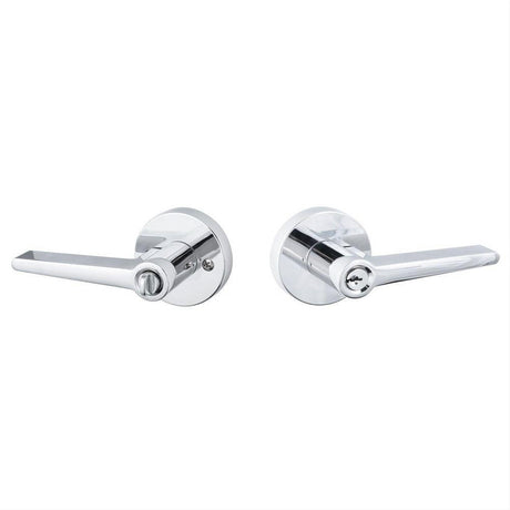 Sure-Loc Hardware Sure-Loc BS107-RD 26 Basel Round Entry Door Lever Polished Chrome