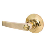 Sure-Loc Hardware Sure-Loc CD102 3 Cedar Privacy Door Lever Polished Brass