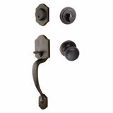 Sure-Loc Hardware Sure-Loc CR507-DU-RD 11P Coral Handleset with Durango Handleset Trim Vintage Bronze