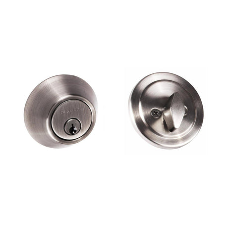 Sure-Loc Hardware Sure-Loc DB201 15A Contemporary Single Cylinder Deadbolt Antique Nickel