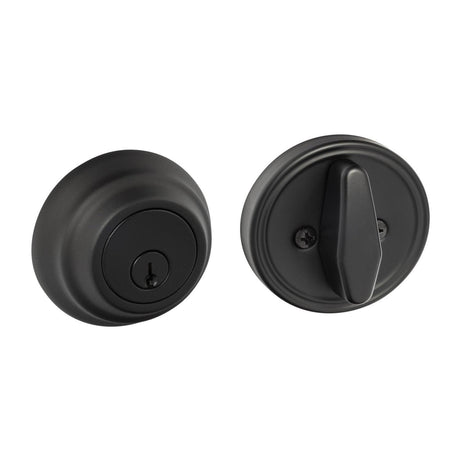 Sure-Loc Hardware Sure-Loc DB201-EG FBL Elegance Single Cylinder Deadbolt Flat Black