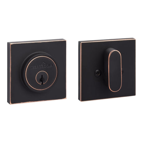 Sure-Loc Hardware Sure-Loc DB201-LN 11P Logan Single Cylinder Deadbolt Vintage Bronze