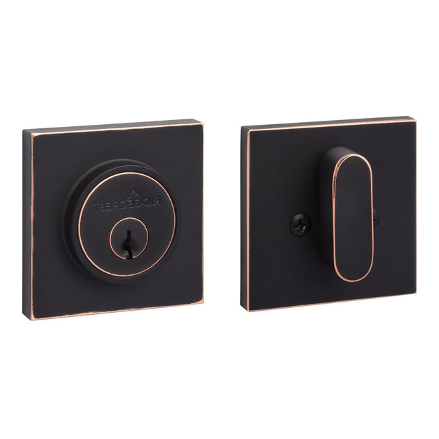 Sure-Loc Hardware Sure-Loc DB201-LN 11P Logan Single Cylinder Deadbolt Vintage Bronze