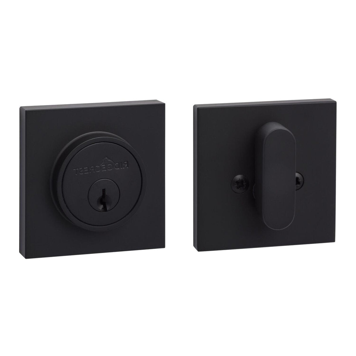 Sure-Loc Hardware Sure-Loc DB201-LN FBL Logan Single Cylinder Deadbolt Flat Black