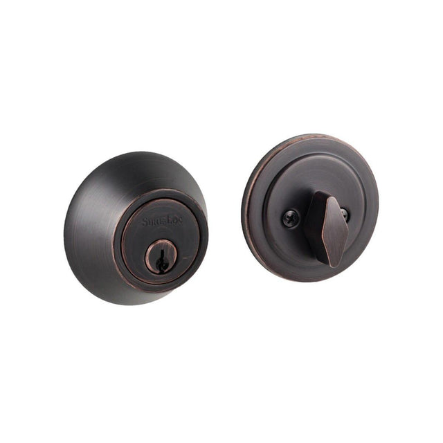 Sure-Loc Hardware Sure-Loc DB202 11P Contemporary Double Cylinder Deadbolt Vintage Bronze