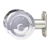 Sure-Loc Hardware Sure-Loc DP-R02 26 Round Pocket Door Pull-Privacy Polished Chrome