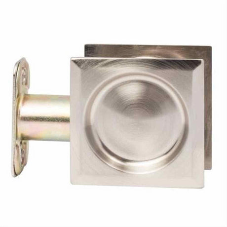 Sure-Loc Hardware Sure-Loc DP-SQ01 15 Square Passage Pocket Door Pull Satin Nickel