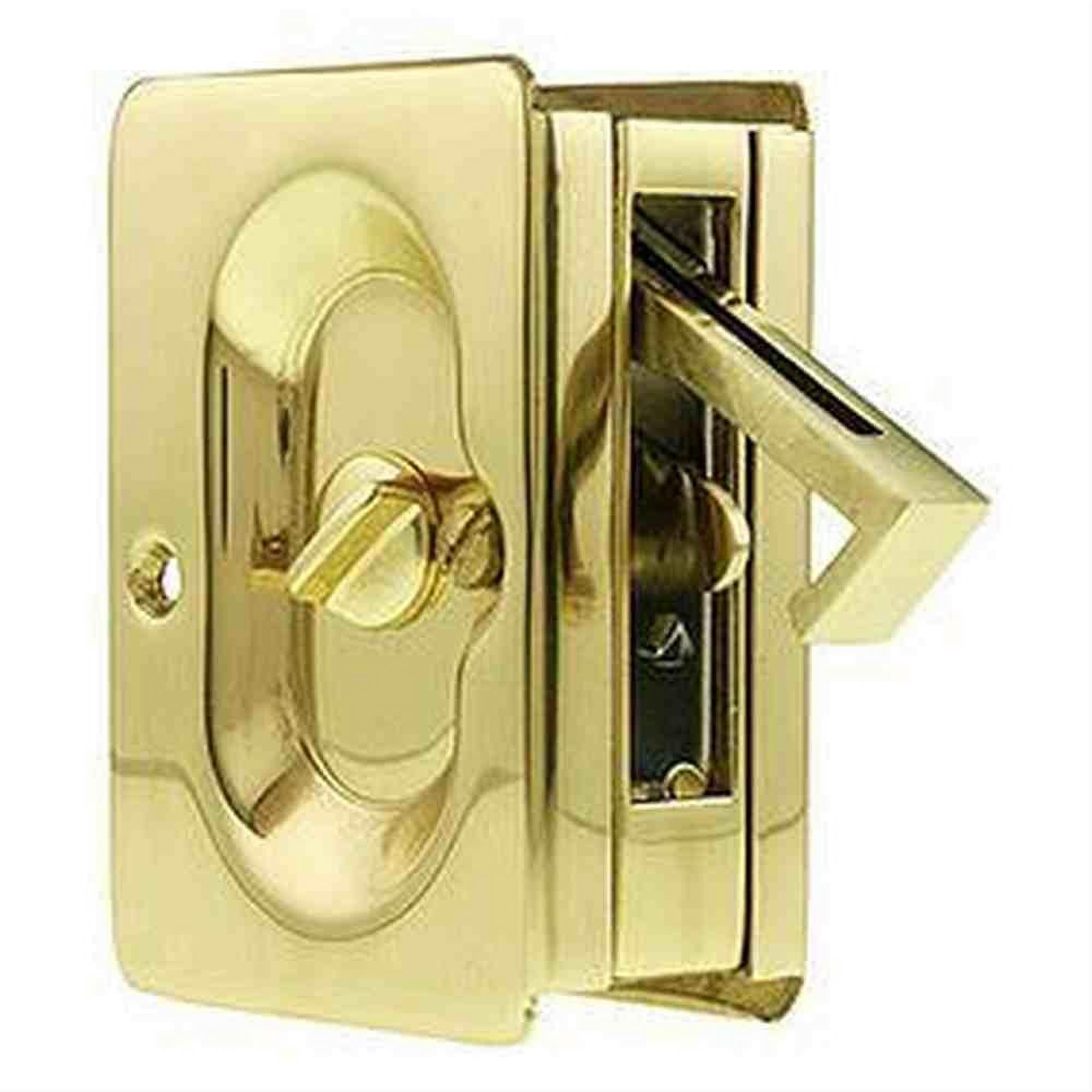 Sure-Loc Hardware Sure-Loc DP712 11P Square Pocket Door Pull - Privacy Vintage Bronze