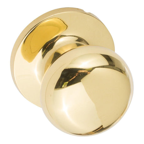 Sure-Loc Hardware Sure-Loc DU101 3 Durango Passage Door Knob Polished Brass