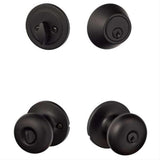 Sure-Loc Hardware Sure-Loc DU107/DB201 FBL Durango Keyed Entry Knob and Deadbolt Flat Black