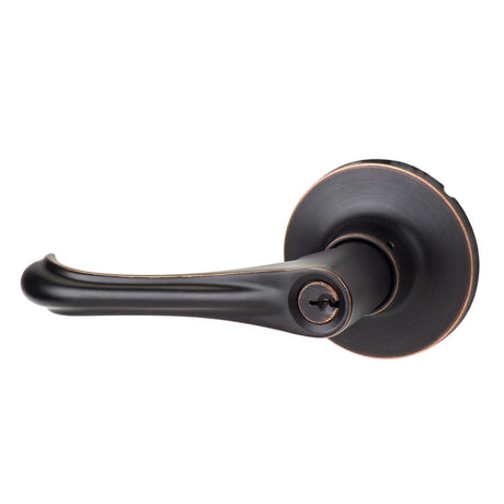 Sure-Loc Hardware Sure-Loc HA107 11P Helena Keyed Entry Door Lever Vintage Bronze