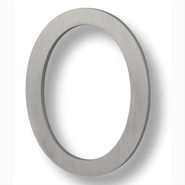 Sure-Loc Hardware Sure-Loc HNF6-0 BA Floating House Number (0) 6 Inch Brushed Aluminum