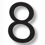 Sure-Loc Hardware Sure-Loc HNF6-8 FBL Floating House Number (8) 6 Inch Flat Black