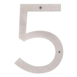 Sure-Loc Hardware Sure-Loc HNSS6-5 SS Stainless Steel House Number (5) 6 Inch Satin Stainless