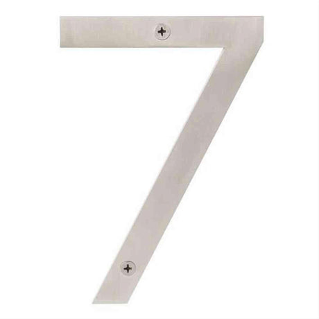 Sure-Loc Hardware Sure-Loc HNSS6-7 SS Stainless Steel House Number (7) 6 Inch Satin Stainless
