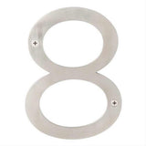 Sure-Loc Hardware Sure-Loc HNSS6-8 SS Stainless Steel House Number (8) 6 Inch Satin Stainless