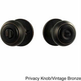 Sure-Loc Hardware Sure-Loc JN102 11P Juniper Privacy Door Knob Vintage Bronze