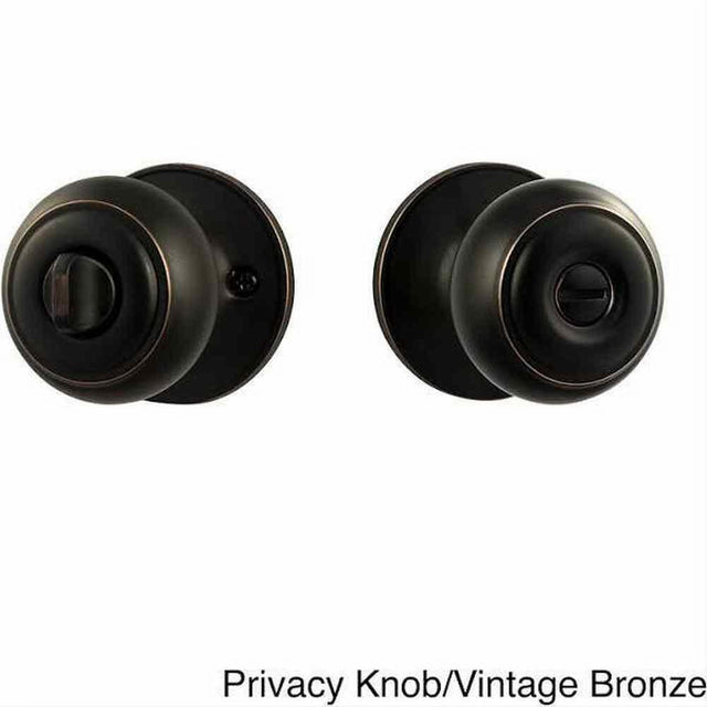 Sure-Loc Hardware Sure-Loc JN102 11P Juniper Privacy Door Knob Vintage Bronze
