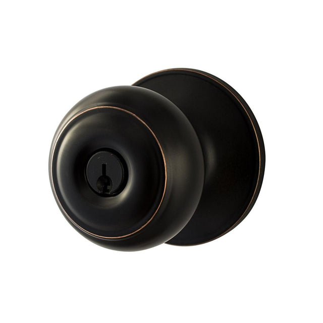 Sure-Loc Hardware Sure-Loc JN107 11P Juniper Keyed Entry Knob Vintage Bronze