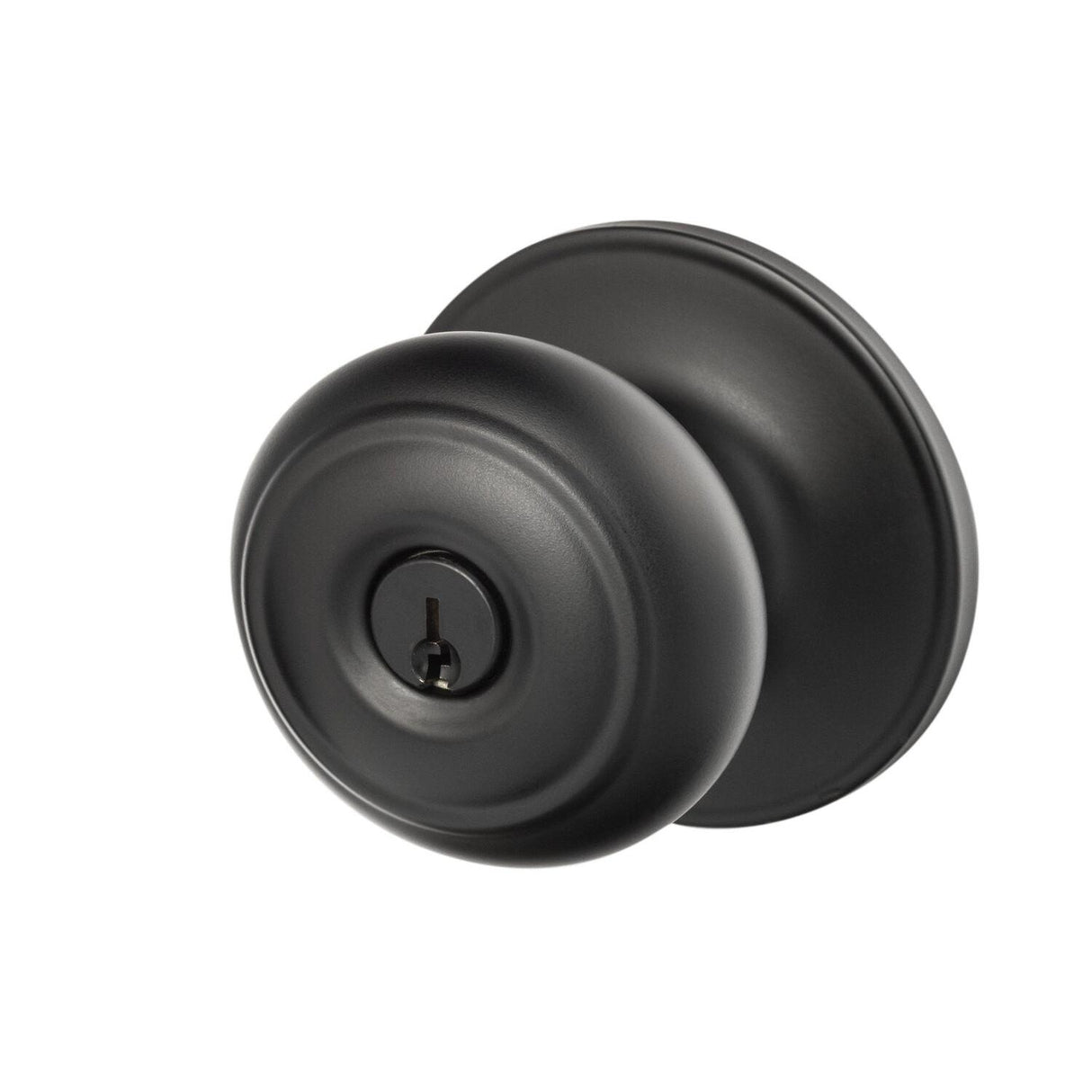 Sure-Loc Hardware Sure-Loc JN107 FBL Juniper Keyed Entry Knob Flat Black