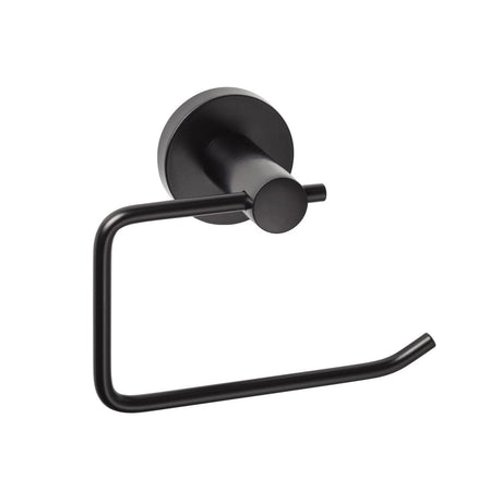 Sure-Loc Hardware Sure-Loc LG-PH1 FBL Lugano Bath Series Single Post Paper Holder Flat Black