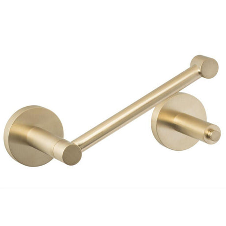 Sure-Loc Hardware Sure-Loc LG-PH2PV SB Lugano Bath Series 2-post Pivot Paper Holder Satin Brass