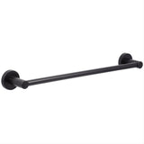 Sure-Loc Hardware Sure-Loc LG-TB30 FBL Lugano Bath Series 30 Inch Towel Bar Flat Black
