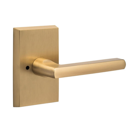 Sure-Loc Hardware Sure-Loc LN102 SB Logan Privacy Door Lever Satin Brass