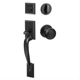 Sure-Loc Hardware Sure-Loc MA507-DU-RD FBL Madison Handleset with Durango Handleset Trim Flat Black