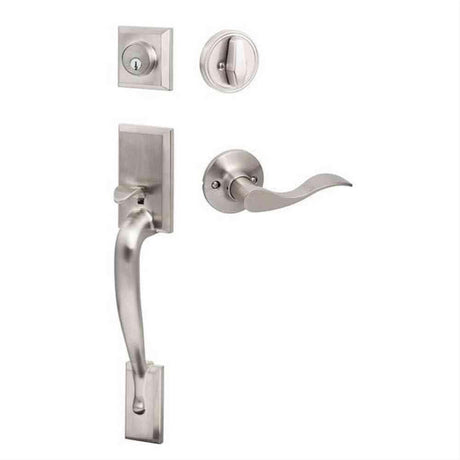 Sure-Loc Hardware Sure-Loc MA507-SB-RH 15 Madison Handleset with Snowbird Right Hand Handleset Trim Satin Nickel