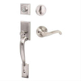 Sure-Loc Hardware Sure-Loc MA507-SG-RH 15 Madison Handleset with Sage Lever Right Hand Handleset Trim Satin Nickel