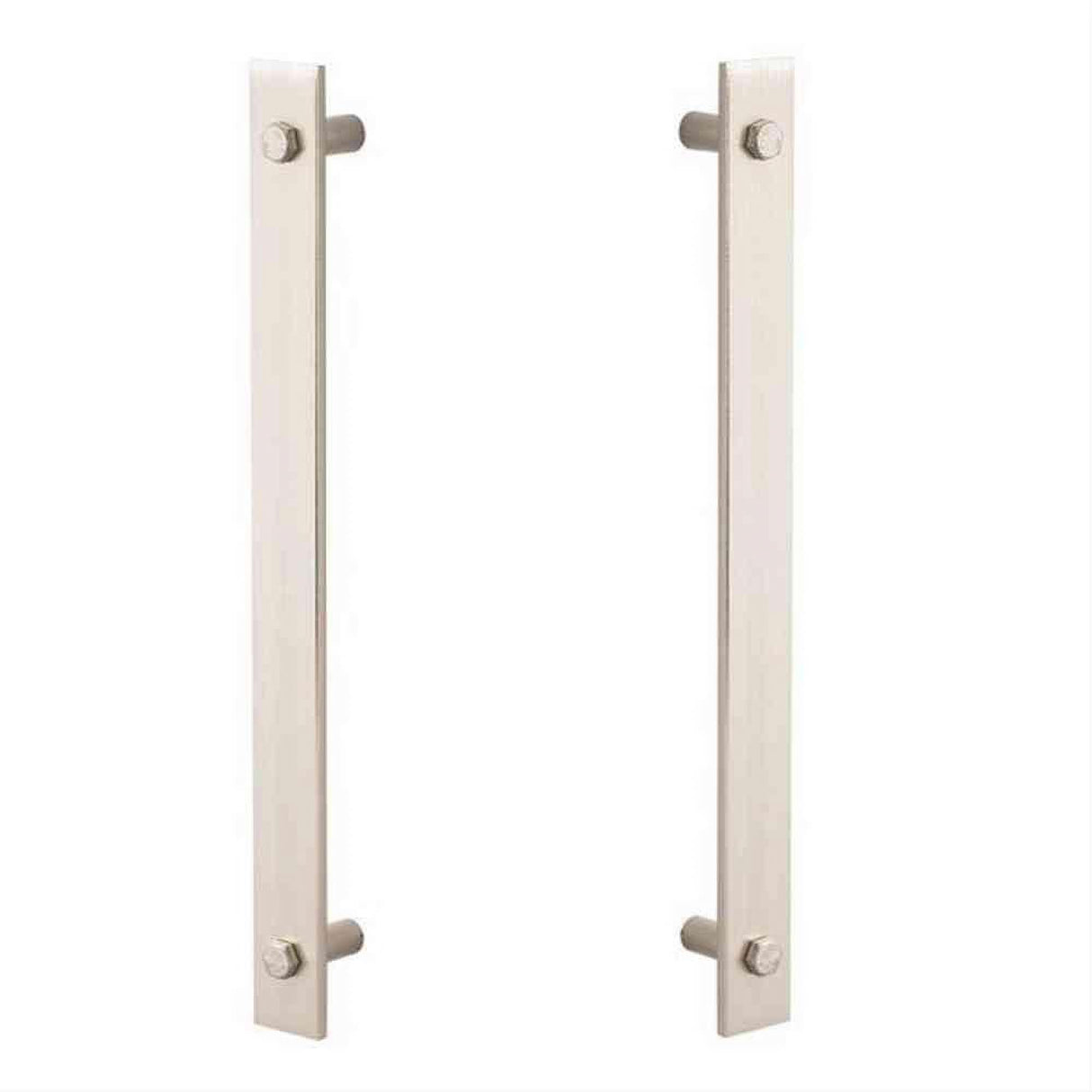 Sure-Loc Hardware Sure-Loc Modern BARN-MD2 15 Modern Barn Door Double Handle Satin Nickel