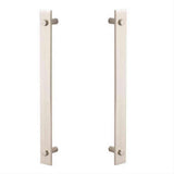 Sure-Loc Hardware Sure-Loc Modern BARN-MD2 15 Modern Barn Door Double Handle Satin Nickel