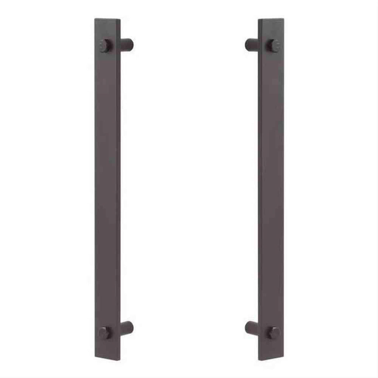 Sure-Loc Hardware Sure-Loc Modern BARN-MD2 FBL Modern Barn Door Double Handle Flat Black