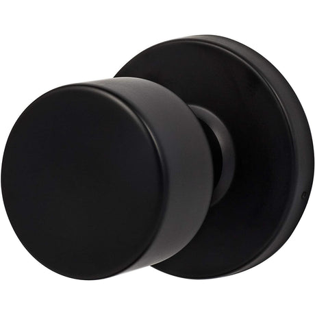 Sure-Loc Hardware Sure-Loc Modern BG100 FBL Modern Series Bergen Dummy Door Knob Flat Black