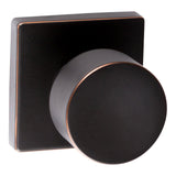 Sure-Loc Hardware Sure-Loc Modern BG100-SQ 11P Modern Series Bergen Square Dummy Door Knob Vintage Bronze