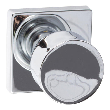 Sure-Loc Hardware Sure-Loc Modern BG100-SQ 26 Modern Series Bergen Square Dummy Door Knob Polished Chrome