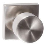 Sure-Loc Hardware Sure-Loc Modern BG100-SQ 32D Modern Series Bergen Square Dummy Door Knob Satin Stainless