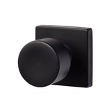 Sure-Loc Hardware Sure-Loc Modern BG100-SQ FBL Modern Series Bergen Square Dummy Door Knob Flat Black