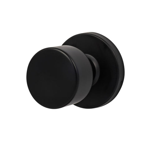 Sure-Loc Hardware Sure-Loc Modern BG101 FBL Modern Series Bergen Passage Door Knob Flat Black