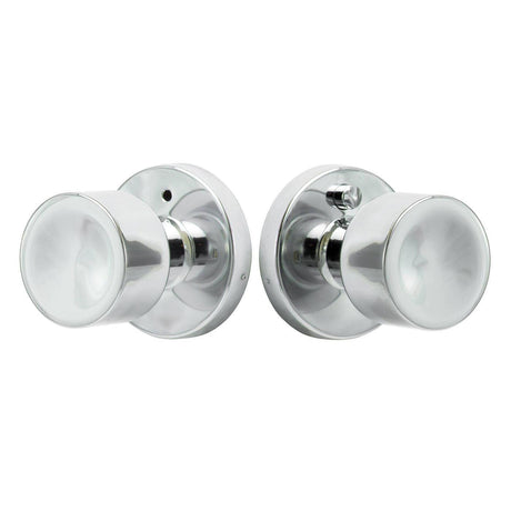 Sure-Loc Hardware Sure-Loc Modern BG102 26 Modern Series Bergen Privacy Door Knob Polished Chrome