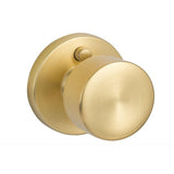 Sure-Loc Hardware Sure-Loc Modern BG102 SB Modern Series Bergen Privacy Door Knob Satin Brass