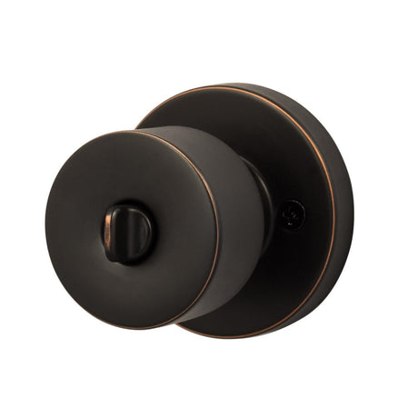 Sure-Loc Hardware Sure-Loc Modern BG107 11P Modern Series Bergen Round Keyed Entry Knobset Vintage Bronze