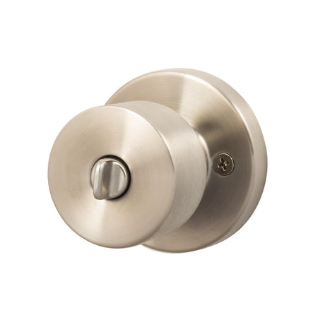 Sure-Loc Hardware Sure-Loc Modern BG107 32D Modern Series Bergen Round Keyed Entry Knobset Satin Stainless