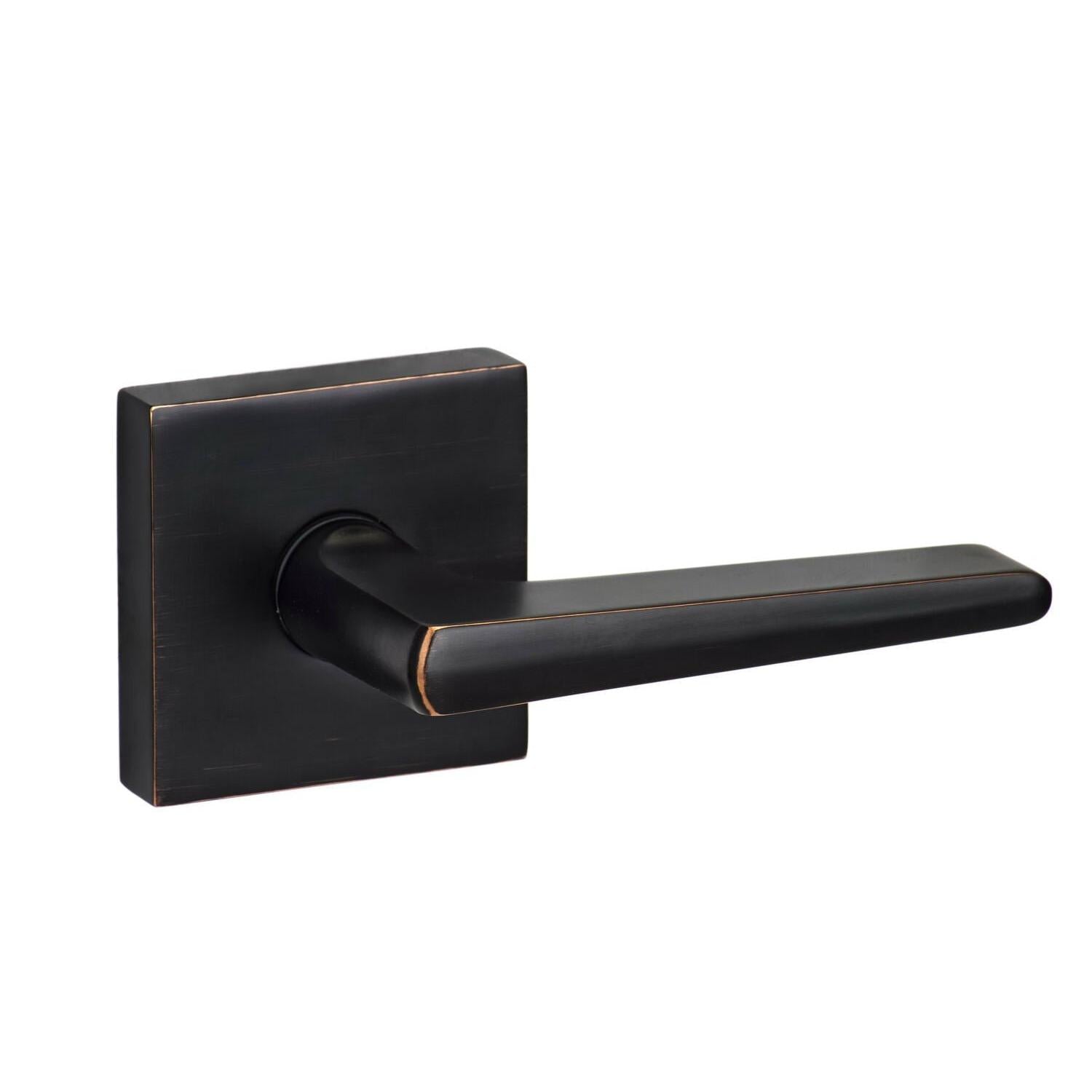 Sure-Loc Hardware Sure-Loc Modern BS101-SQ 11P Modern Series Basel Passage Door Lever Vintage Bronze