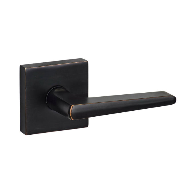 Sure-Loc Hardware Sure-Loc Modern BS101-SQ 11P Modern Series Basel Passage Door Lever Vintage Bronze