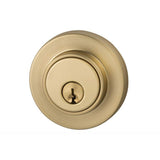 Sure-Loc Hardware Sure-Loc Modern DB201-MD SB Modern Series Single Cylinder Deadbolt Satin Brass